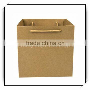 kraft paper shopping bag/ paper bag custom service