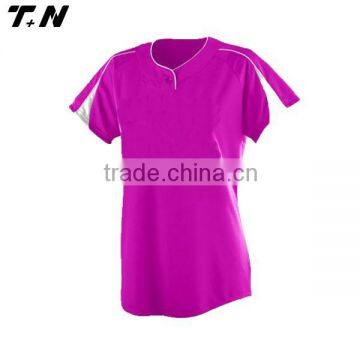 Cheap custom pink baseball jersey youth