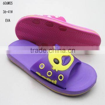 New design EVA women's slippers with lovely cartoon duck vamp