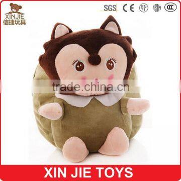 Nice Design Cartoon Doll Plush Backpack Customize Plush Backpack Hot Sale Plush Material Backpack photo-4