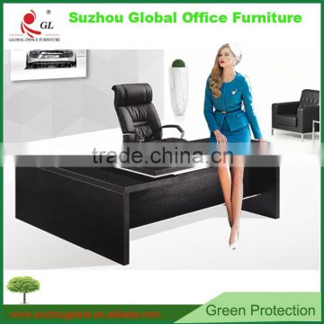 popular high end modern design office furniture standing desk l shaped office desk boss table