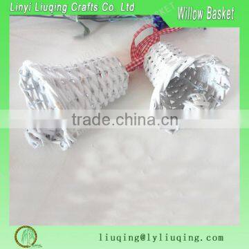 Best Sell Woven Wicker Crafts White Willow Bell