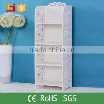 HOME-GJ Living Room Decorated White Corner Bookcase photo-5