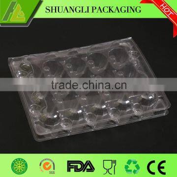 High quality clear transparent plastic quail egg cartons for sale