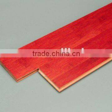Red bamboo flooring