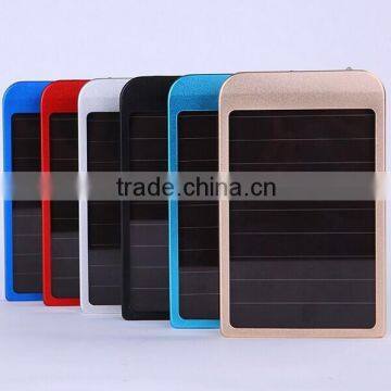 2600mah High Capacity Portable solar Rechargeable USB Power Bank External Battery Charger Pack for cellphone