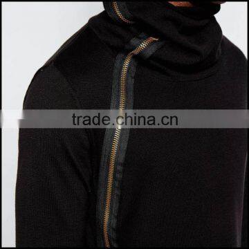 China Made Trendy Luxury Organic Mens Zipper Hoodies Fashion Men Cotton Hoodies photo-3