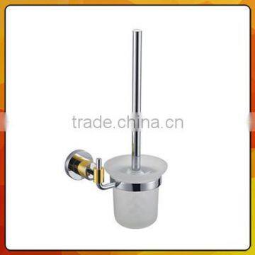 Golden wall mounted toilet brush holder 3000CG