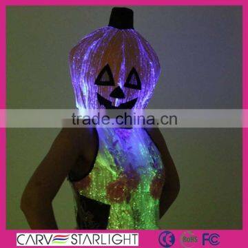 Light up Pumpkin Patch Hats Luminous Newborn Pumpkin Hat Halloween Hat photo-2