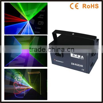 New RGB 1.5w multi color Laser Stage Lighting For Party Disco DJ Bar Bulb Lighting Show