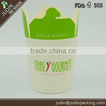 26oz paper noodle box design with customer print