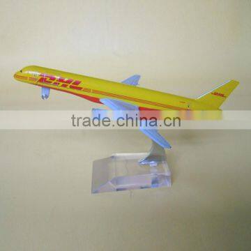 Boeing 757 DHL airplane model,aircraft model,metal model plane