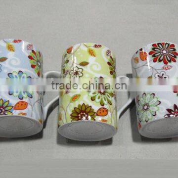 High quality contemporary purple fat ceramic mugs