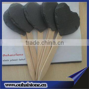 The Creative Cut Edge Set of 4 Slate Stone Plant Labels Wholesale photo-5