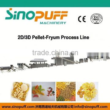 stainless steel advanced 3d pellet snack machine for sale