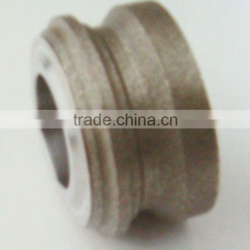 Electroplated diamond dressing roller for linear guide