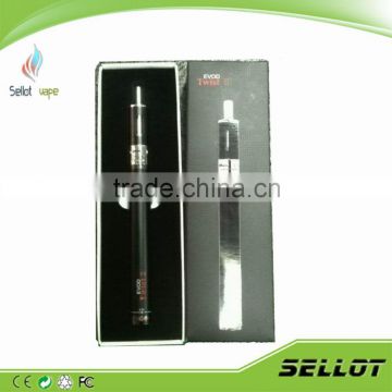 EVOD Twist 2 mow tank box Kit Electronic Cigarette EVOD Twist Variable Voltage Battery 3.3-4.8V emow Atomizer E Cig Free DHL