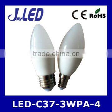 led 3w candle light e14 bulb IC driver high quality