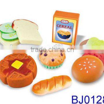 Funny plastic food toy bread toy for kids