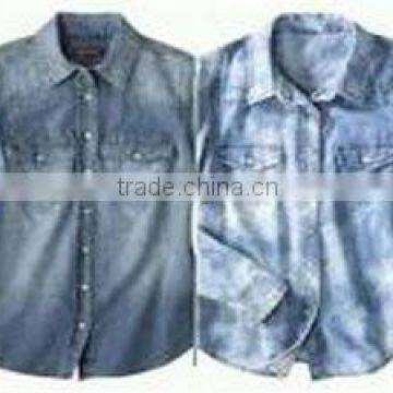 Denim shirts