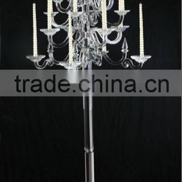 Crystal Candle holder Candelabras for Glass Wedding Decoration & Table centerpieces