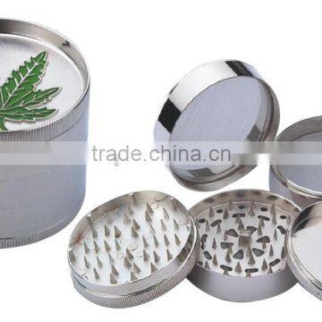 Herb grinder, tobacco grinder in 5 layers, metal grinder, diameter 75mm