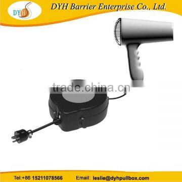 Waterproof extension cord reel for hair dryer