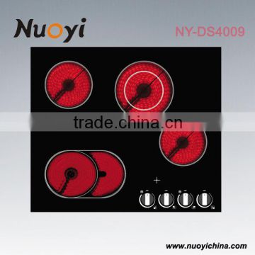 2016 Nuoyi Newest cooker 4 burner vitro ceramic hob Electric Hob Gas cooktop