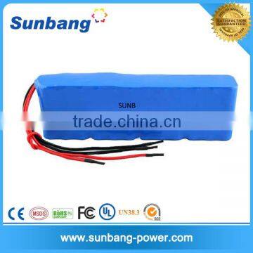SUNB 18650 14.4v 12Ah solar power systems lithium battery pack