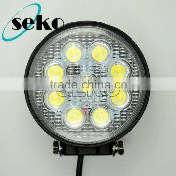 27w round Led Work Light for car boat motor tractor