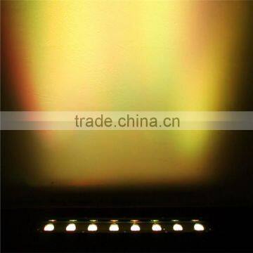 Wireless 8*tri-3w Battery Powered Rgb Dmx Led Wall Washer