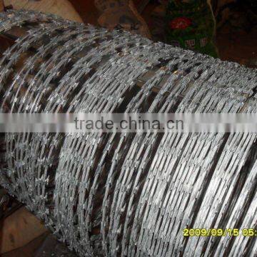 Razor barbed wire rope