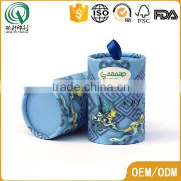 Handmade Round Small Rolled Edge Paper Cardboard Tubes Push up Paper Tubes With Ribbon photo-4