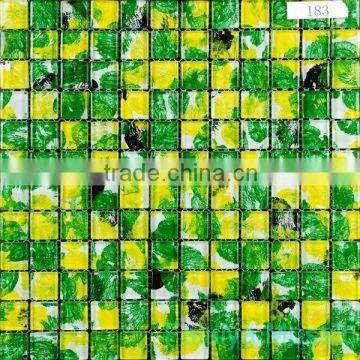 183 Glass Mosaic Painting Artwork Wall Tile 23X23X8 mm