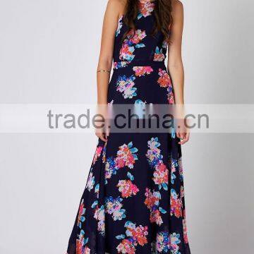 WW018 Ocean Sakura Maxi Dress | Marisara