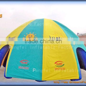 durable PVC inflatable dome tent for sale, camping/party tent