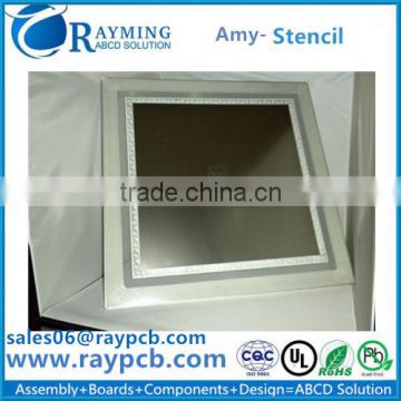 stainless steel smt laser stencil with aluminum frame