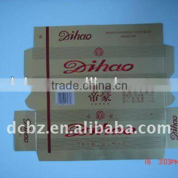 tobacco packaing packet