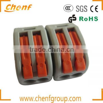 Hot Sell Cheaper 0.75-2.5mm2 Push Fit Wire Clamp 2 Pole Female Connector