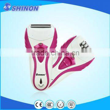 Shinon epilator with standard epilation head epilator for lady