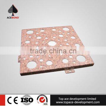 Durability 0.5mm Carved Aluminium Wall Panel Used for Corridor