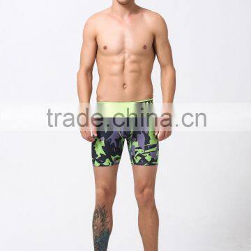Outdoor sports tight shorts light quick-drying breathable stretch run cycling camouflage men's trousers