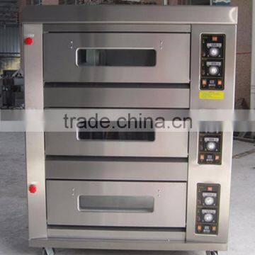 Good quality 3 Deck 6 Trays Gas Commercial Baking Oven                        
                                                Quality Choice