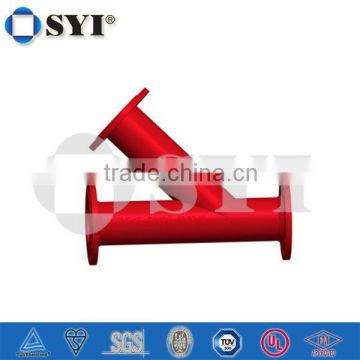 Ductile Iron All Flanged Tee With 45 degrees Angle Branch