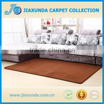 sunshine lunch time coffee color coral velvet carpet with best quality