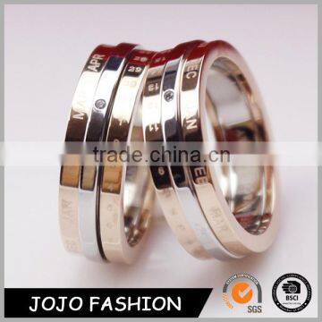 Fashion jewelry wholesale silver rings stainless stee ring for men gay men ring