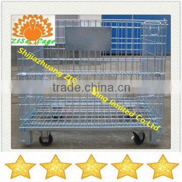 metal steel stroage cage for warehouse