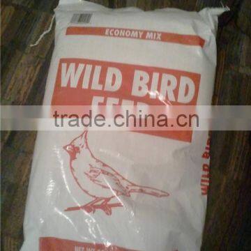 Birdseed woven bag 5kg wild bird feed plastic bags 10kg 15kg