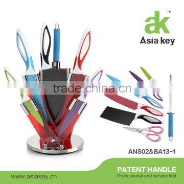 Chinese color knife non-stick knife set stainless steel knife