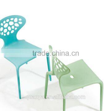 high quality dining room furniture with art design ABS dining chairs